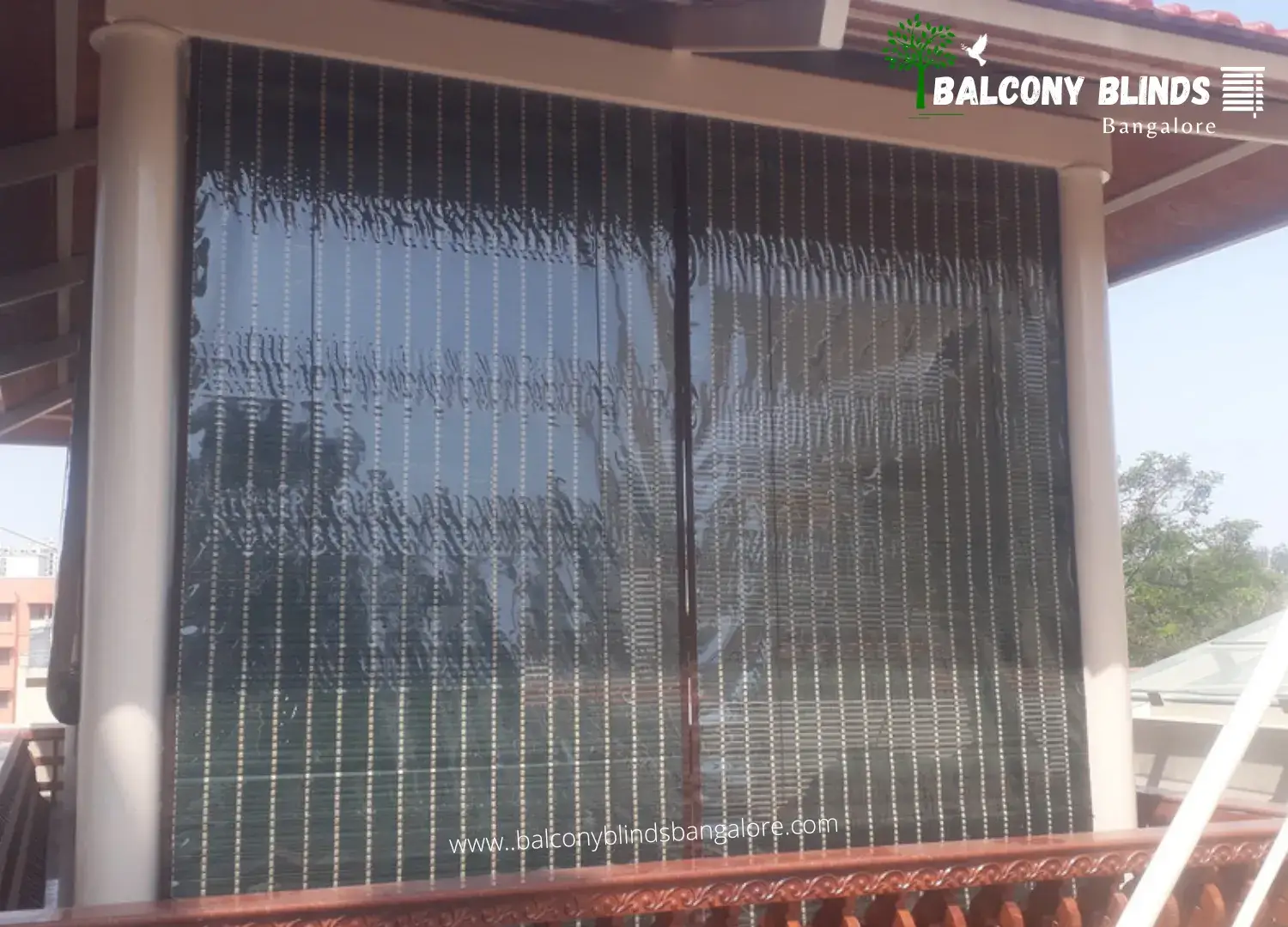 PVC Blinds with Transparent Sheet Lining