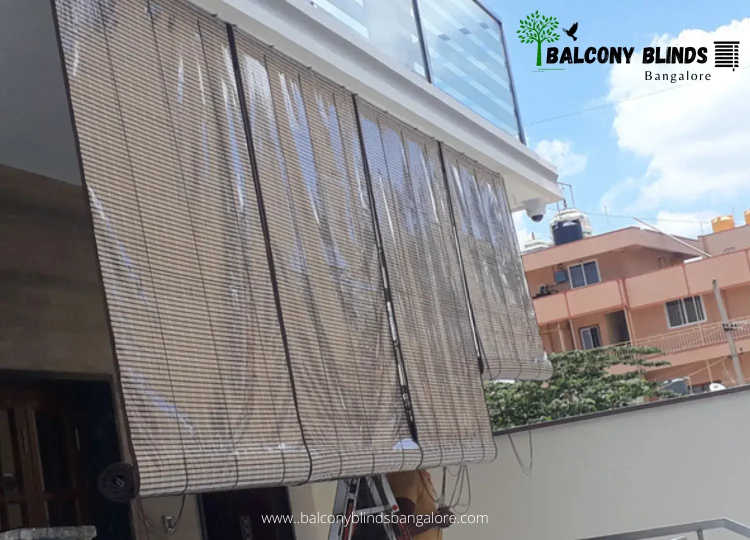 PVC Blinds with Transparent Sheet